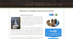 Desktop Screenshot of christianhomechurch.com