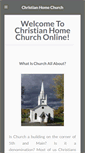 Mobile Screenshot of christianhomechurch.com